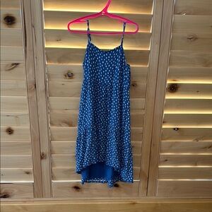 Blue Polka Dot Kids Dress